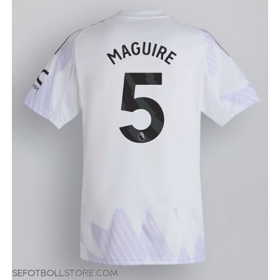 Manchester United Harry Maguire #5 Replika Bortatröja 2025-26 Kortärmad Manchester United Harry Maguire #5 Replika Bortatröja 2025-26 Kortärmad